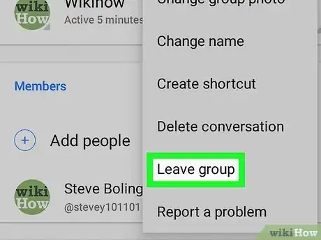 Immagine titolata Delete a Group on Facebook Messenger Step 21
