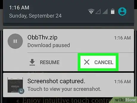 Immagine titolata Stop a Download on Android Step 6