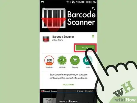 Immagine titolata Scan Barcodes With an Android Phone Using Barcode Scanner Step 3
