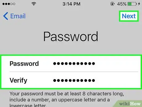 Immagine titolata Create an iCloud Account in iOS Step 8