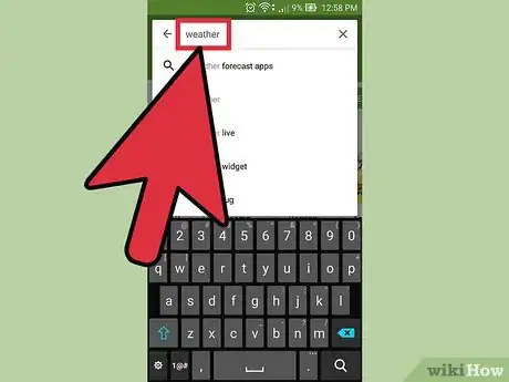 Immagine titolata Get a Weather Widget on Android Step 3