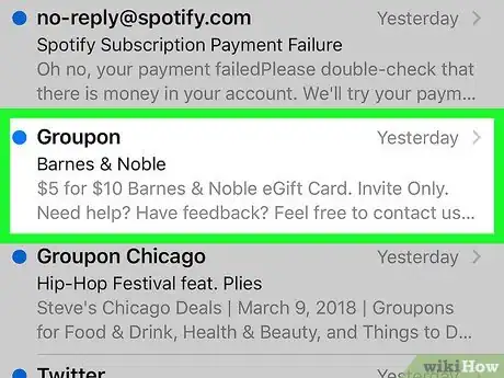Immagine titolata Save an Email As a PDF on iPhone or iPad Step 2