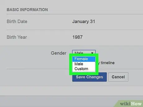 Immagine titolata Change Gender on Facebook Step 23