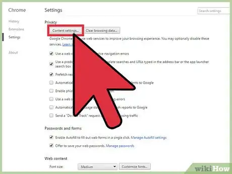 Immagine titolata Delete Cookies in Google Chrome Step 3