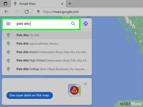 Immagine titolata Find North on Google Maps on PC or Mac Step 2