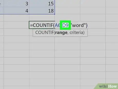 Immagine titolata Count Number of Occurrences in Excel Step 5