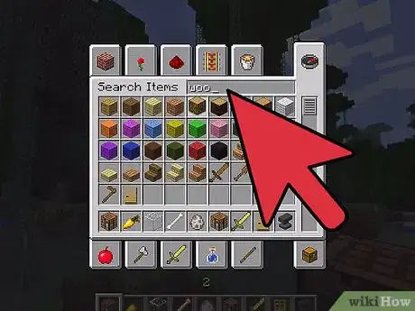 Immagine titolata Craft a Bed in Minecraft Step 2