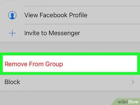 Immagine titolata Delete a Group on Facebook Messenger Step 7