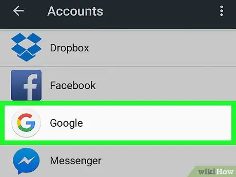 Immagine titolata Remove a Google Account on Android Step 3