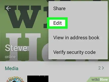 Immagine titolata Edit Contacts on WhatsApp Step 16