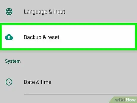 Immagine titolata Reset Your Android Phone Step 2