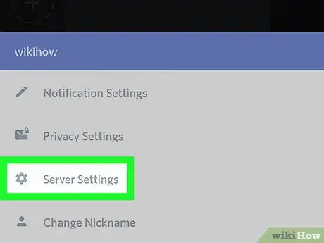 Immagine titolata Delete a Discord Server on Android Step 5