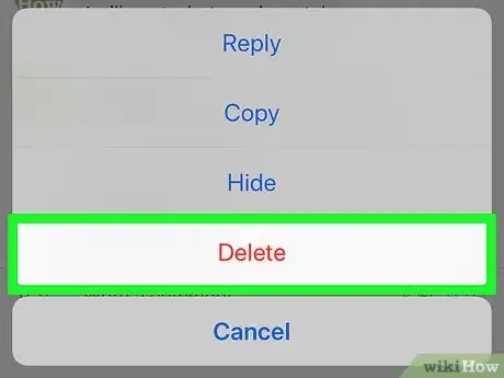 Immagine titolata Delete a Comment on Facebook Step 11