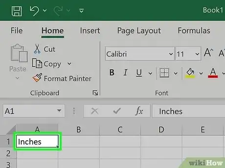 Immagine titolata Convert Measurements Easily in Microsoft Excel Step 1