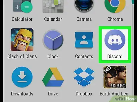 Immagine titolata Delete a Discord Server on Android Step 1