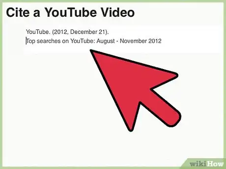 Immagine titolata Cite a YouTube Video Step 3