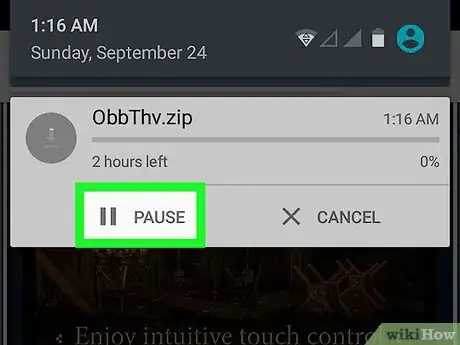 Immagine titolata Stop a Download on Android Step 5