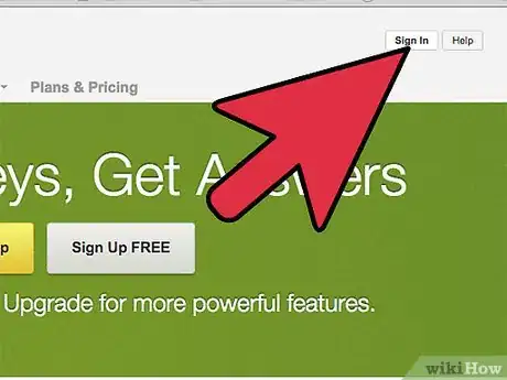 Immagine titolata Create an Online Survey With Surveymonkey Step 2
