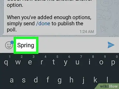 Immagine titolata Create Poll on Telegram on Android Step 8