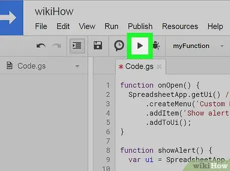Immagine titolata Run a Script on Google Sheets Step 7