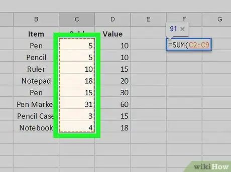 Immagine titolata Apply a Formula to an Entire Column on Google Sheets on PC or Mac Step 5