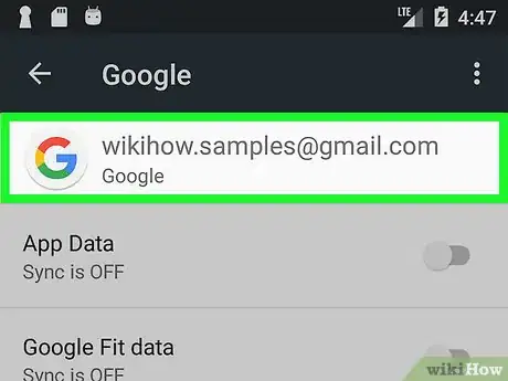 Immagine titolata Backup Contacts on Android Step 7