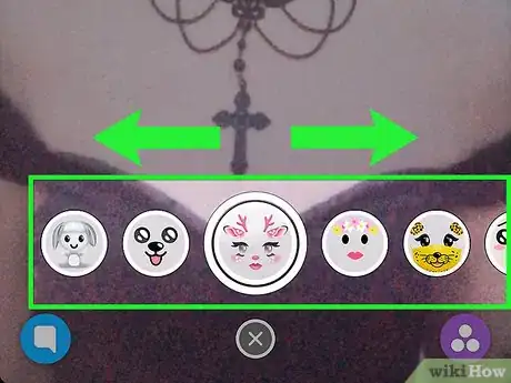 Immagine titolata Do the Bunny Face on Snapchat Step 4