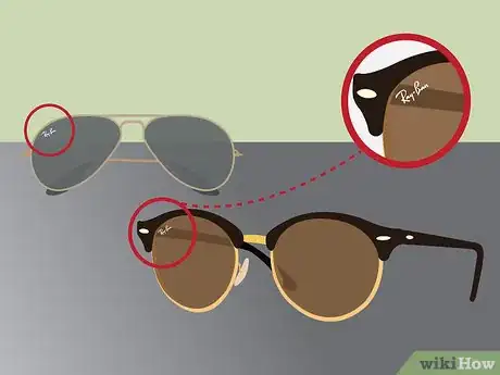 Immagine titolata Determine Authentic Sunglasses Step 1