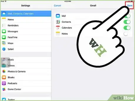 Immagine titolata Set up Email on an iPad Step 20