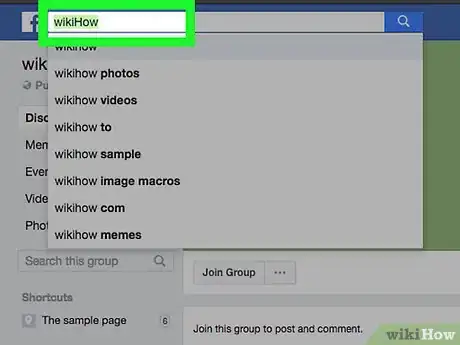 Immagine titolata Join Groups on Facebook Step 8