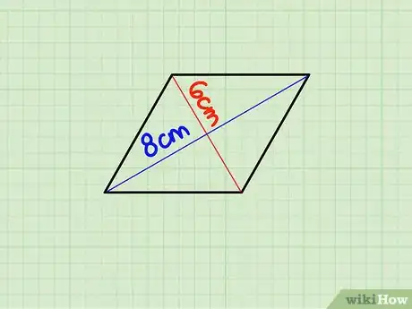 Immagine titolata Calculate the Area of a Rhombus Step 1