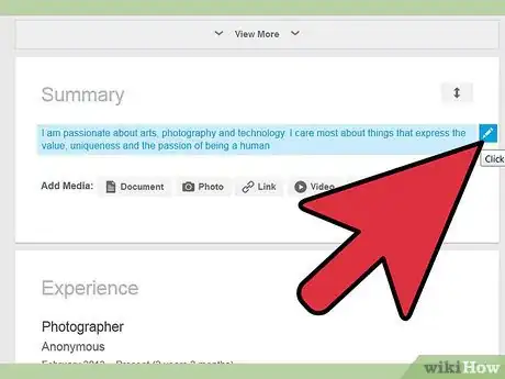 Immagine titolata Edit Your Profile on LinkedIn Step 6