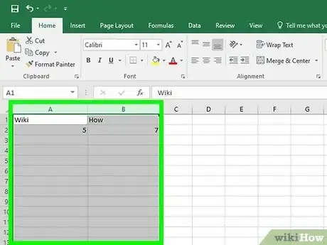 Immagine titolata Find Matching Values in Two Columns in Excel Step 1