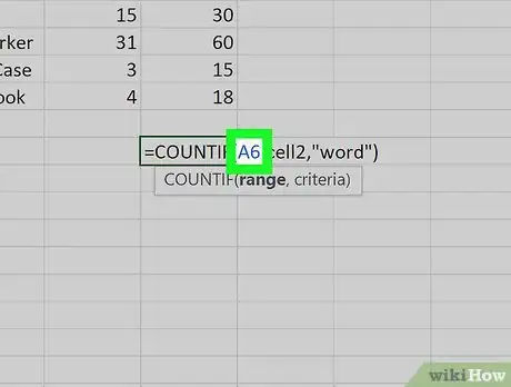 Immagine titolata Count Number of Occurrences in Excel Step 4