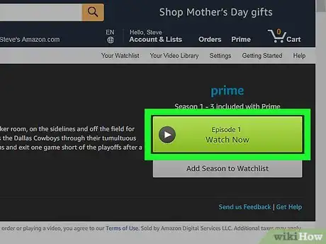 Immagine titolata Watch Amazon Prime on PC or Mac Step 12