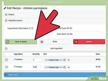Immagine titolata Cost a Recipe Step 15