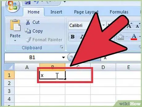 Immagine titolata Calculate Slope in Excel Step 1