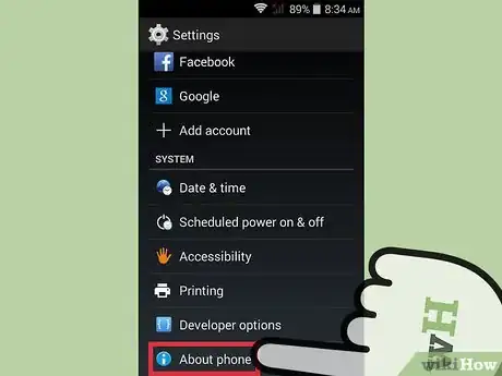 Immagine titolata Check System Information on Android Step 3