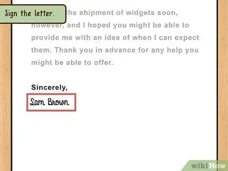 Immagine titolata Write a Business Letter Step 16