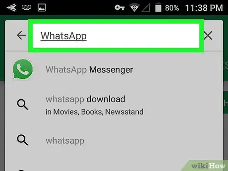 Immagine titolata Update Whatsapp on Android Step 2
