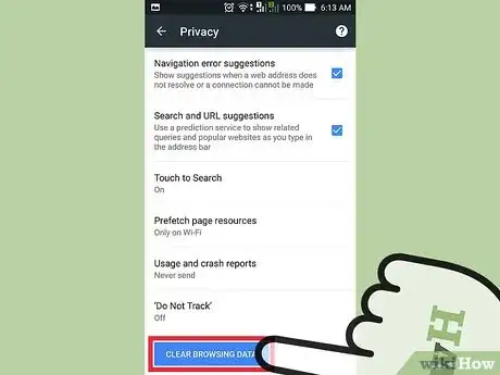 Immagine titolata Delete Cookies in Google Chrome Step 7