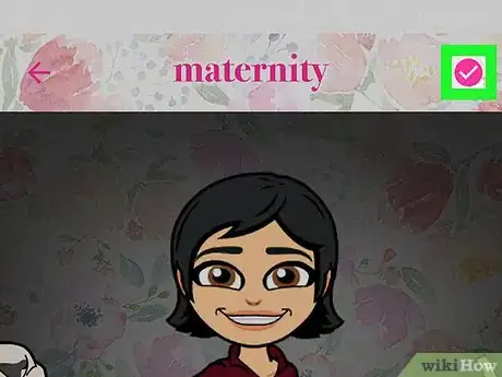 Immagine titolata Make a Pregnant Bitmoji on Android Step 7
