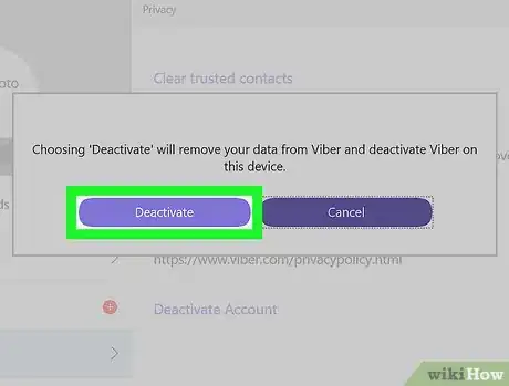 Immagine titolata Log Out of Viber on PC or Mac Step 11