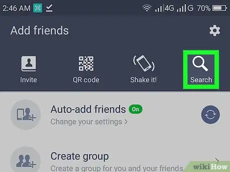 Immagine titolata Add a Line Contact on Android Step 7
