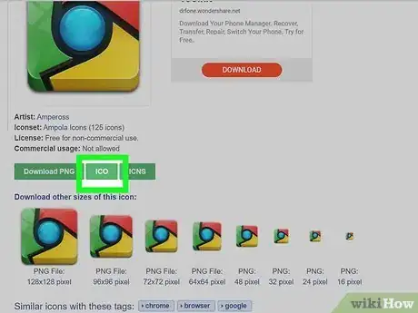 Immagine titolata Get the Chrome Icon for Google Chrome Step 13