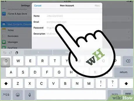 Immagine titolata Set up Email on an iPad Step 17