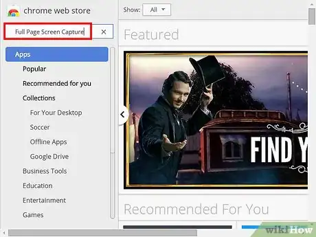 Immagine titolata Screenshot on Chrome Step 1
