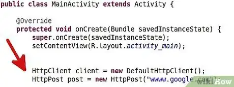 Immagine titolata Execute HTTP POST Requests in Android Step 2