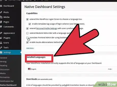 Immagine titolata Change the Default Language in Wordpress Step 14