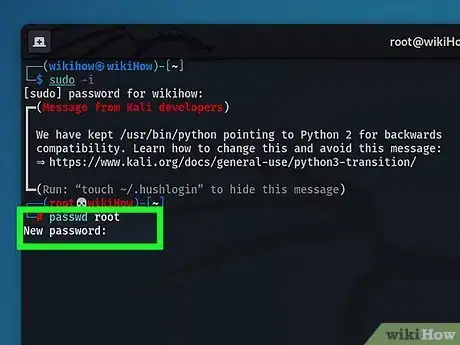 Immagine titolata Open the Root Terminal in Kali Linux Step 8